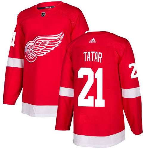 Adidas Red Wings #21 Tomas Tatar Red Home Authentic Stitched Youth NHL Jersey